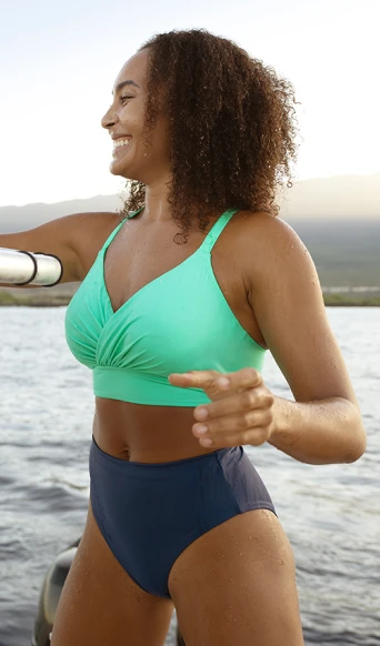 bra sized swim for C-DDD cups